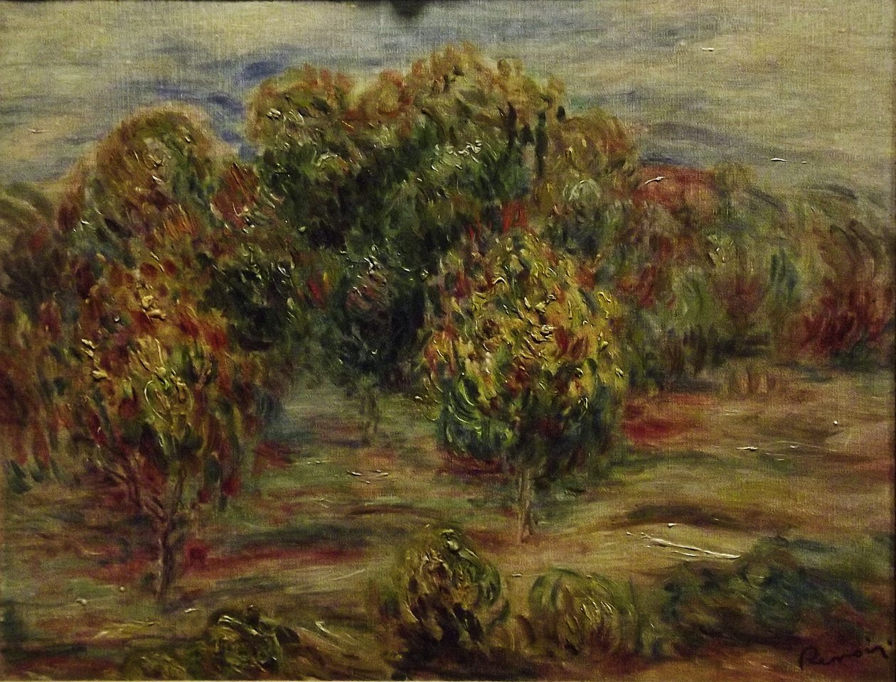 Landschaft von Cagnes von Pierre Auguste Renoir