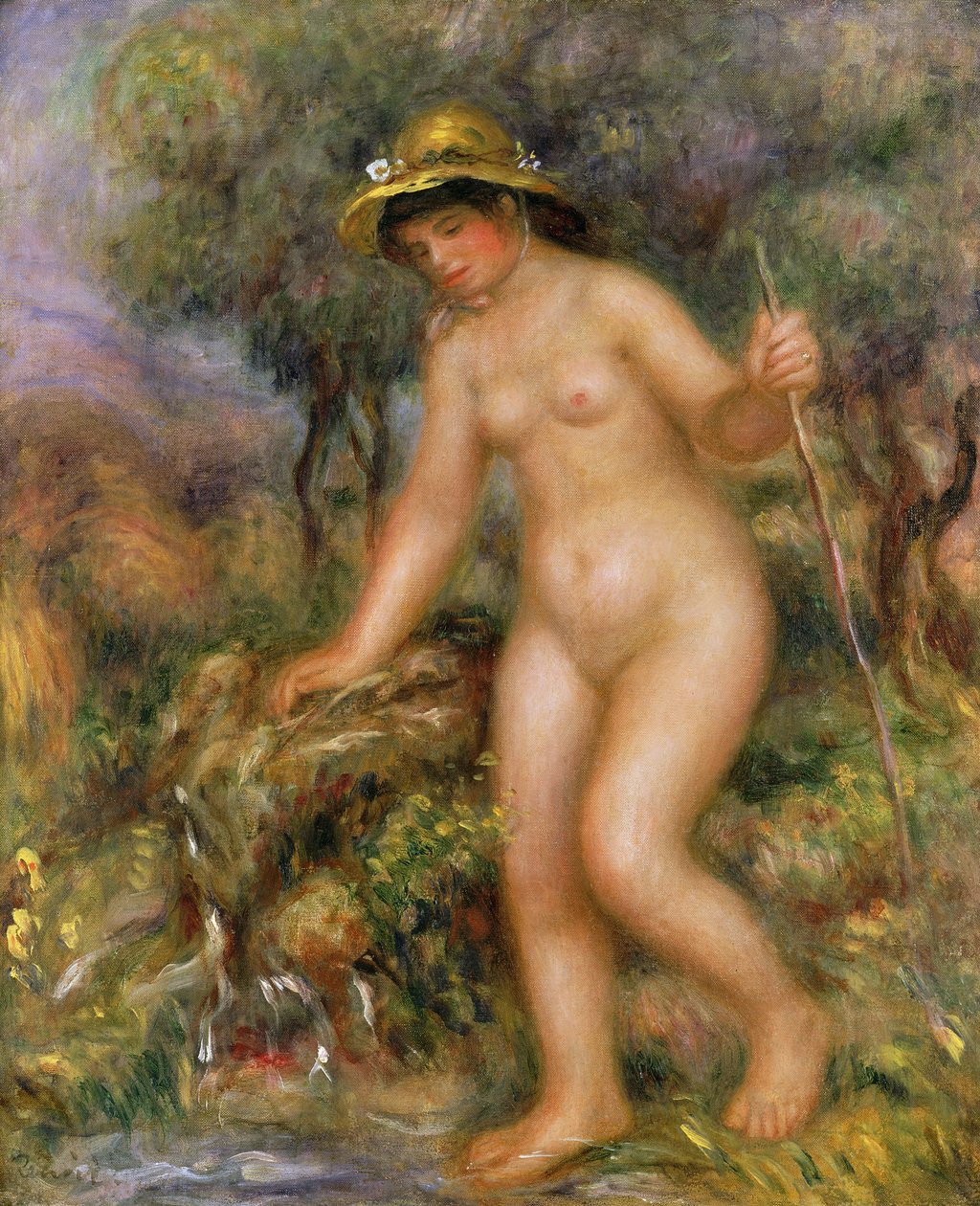 La Source oder Gabrielle Nue von Pierre Auguste Renoir