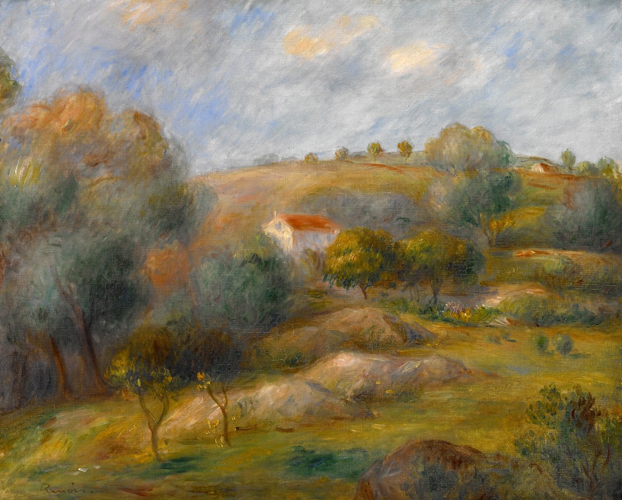 Frühling in Essoyes von Pierre Auguste Renoir
