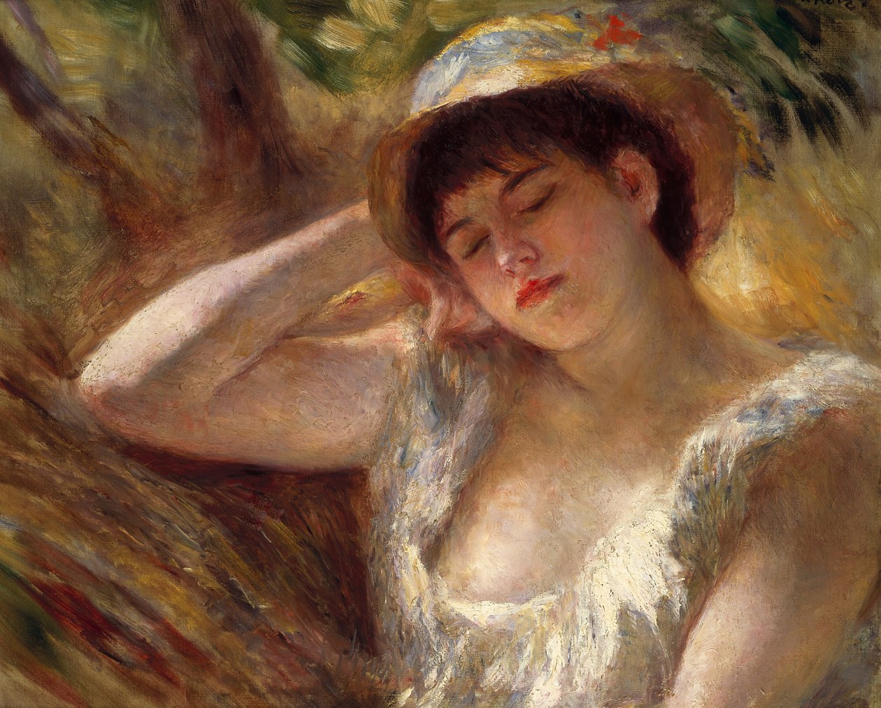 Der Schläfer, 1880 von Pierre Auguste Renoir