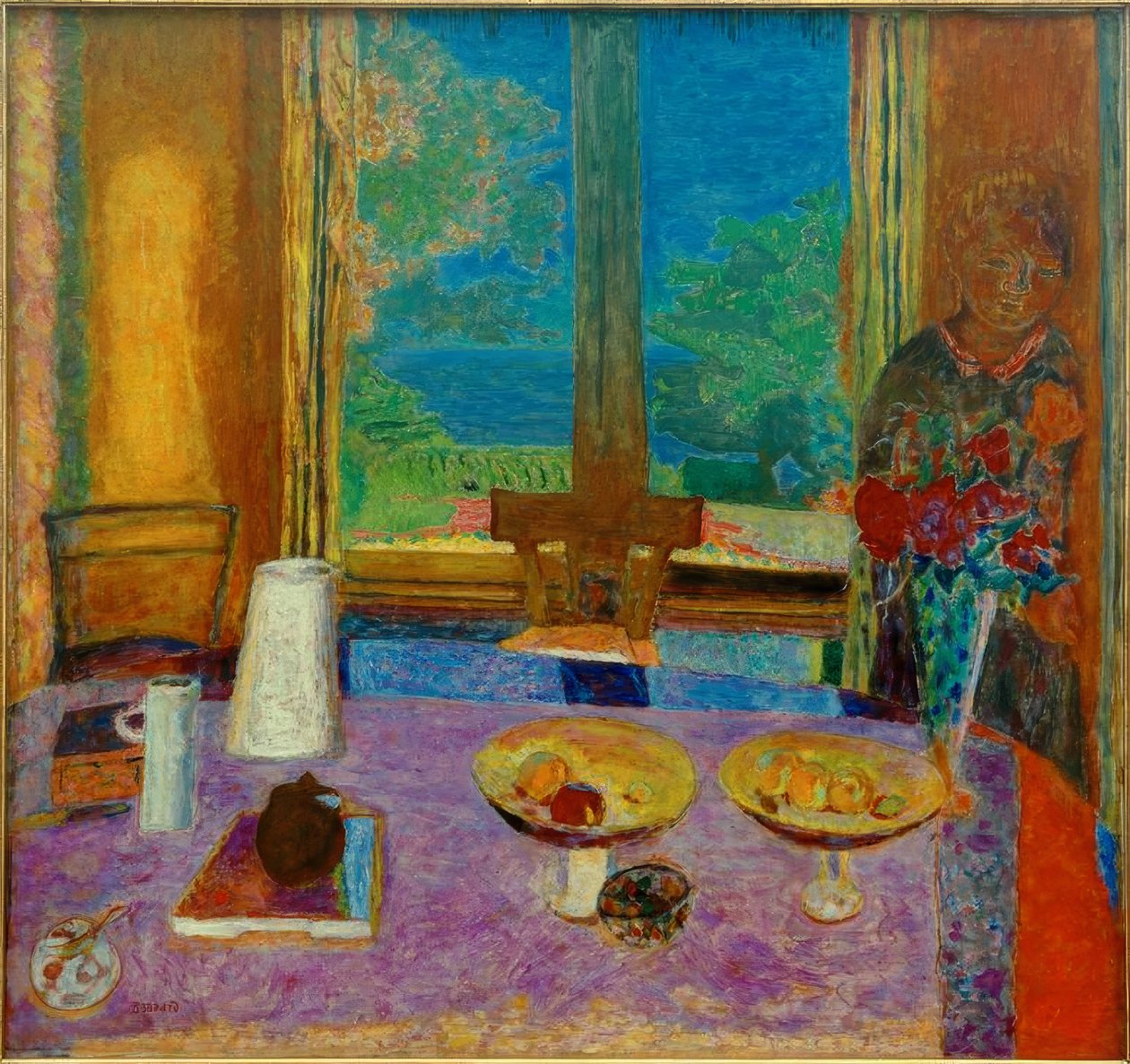 Großer Speisesaal zum Garten von Pierre Bonnard