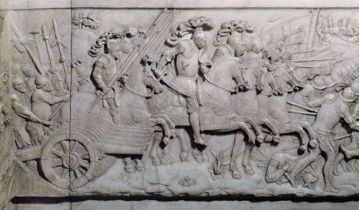 Die Schlacht von Cerisoles 1544 (Detail) von Pierre Bontemps