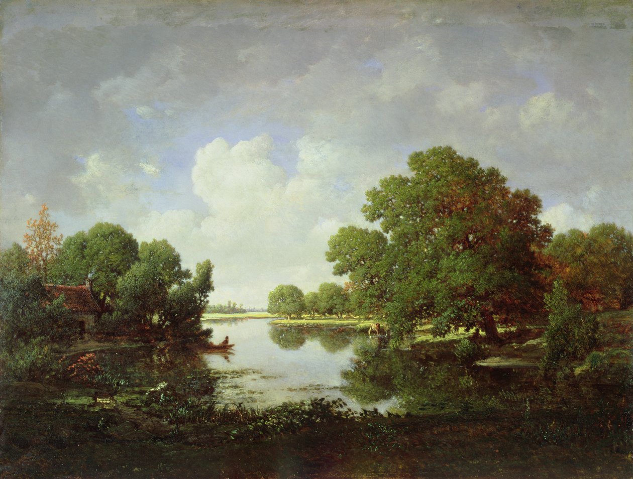 Früher Sommernachmittag, 1857 von Pierre Etienne Theodore Rousseau