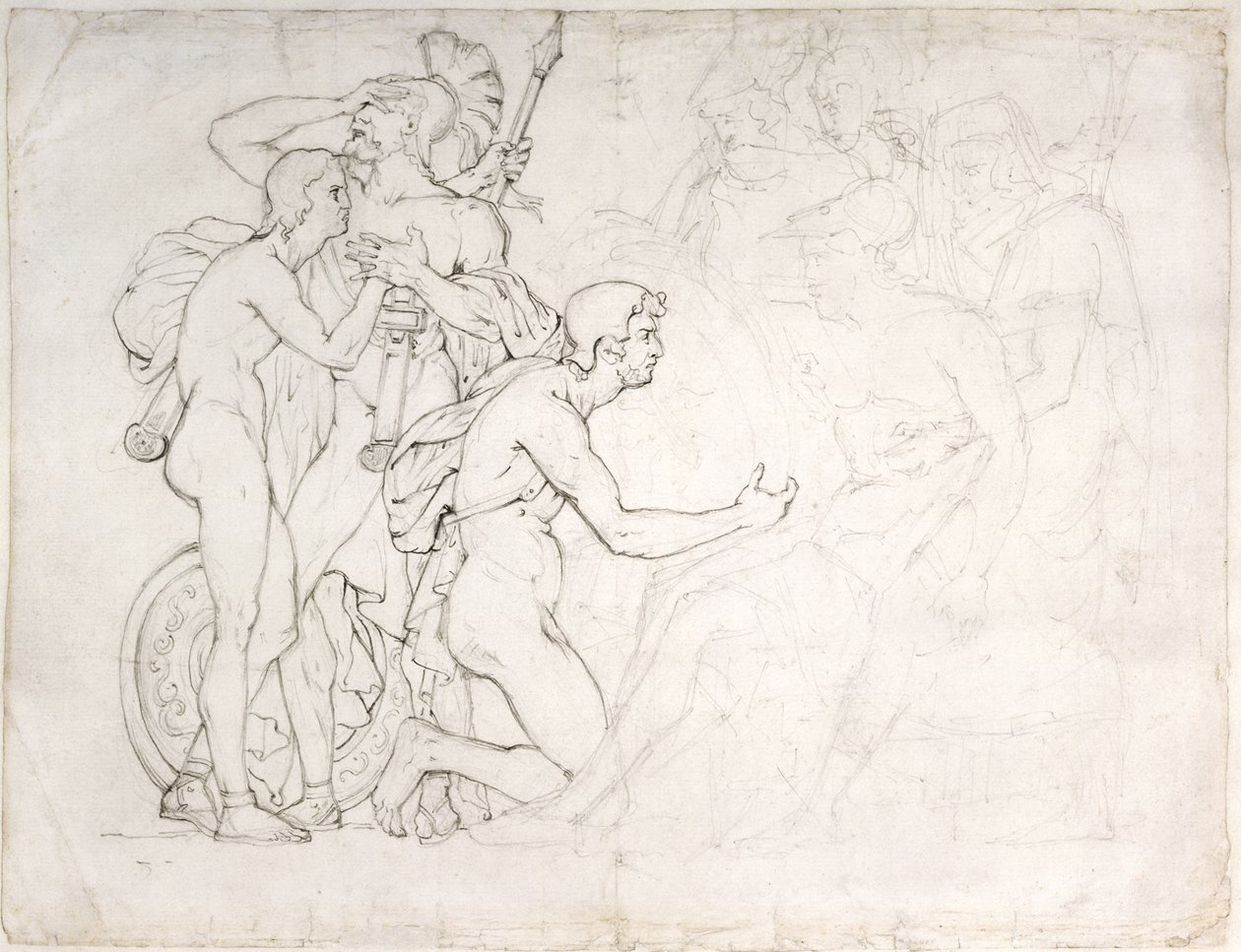 Tod des Epaminondas, 1811 von Pierre Jean David dAngers