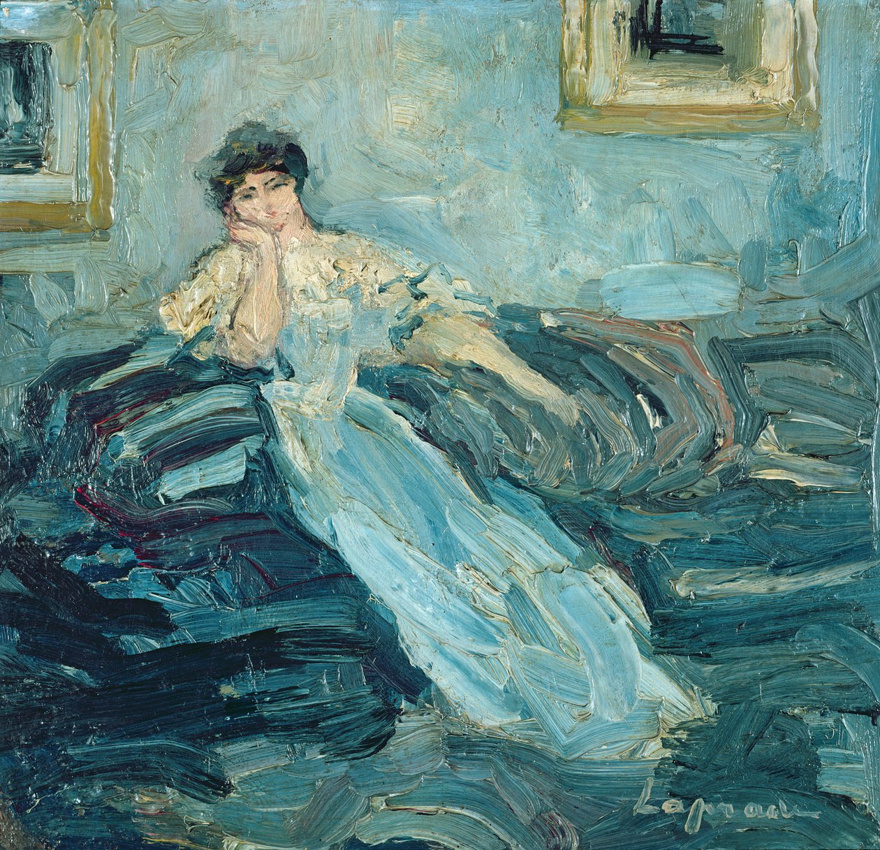 Frau in einem Innenraum, ca. 1909 von Pierre Laprade