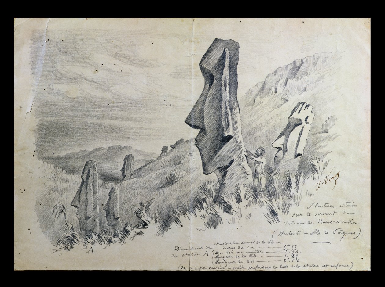 Monumente auf der Osterinsel von Pierre Loti