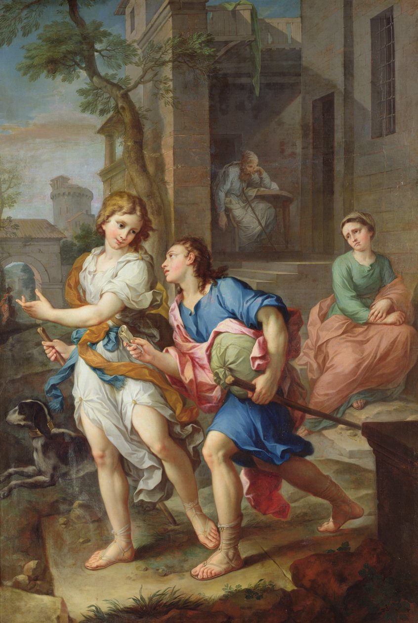 Abreise des jungen Tobias, 1733 von Pierre Parrocel