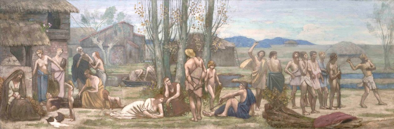 Ludus Pro Patria, oder Spielen für das Vaterland von Pierre Puvis de Chavannes