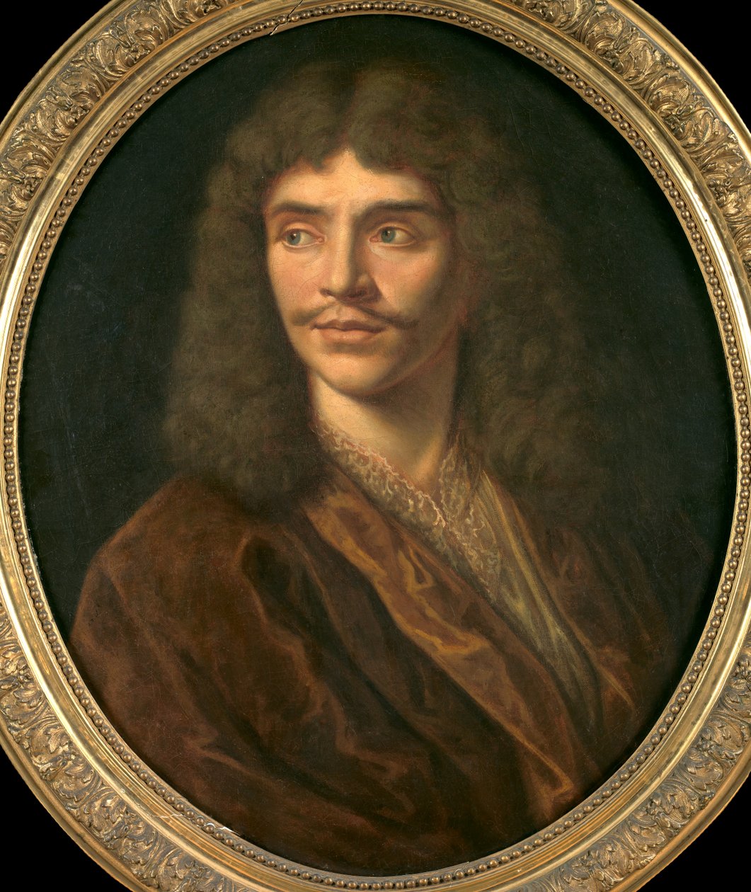 Porträt von Molière von Pierre (follower of) Mignard