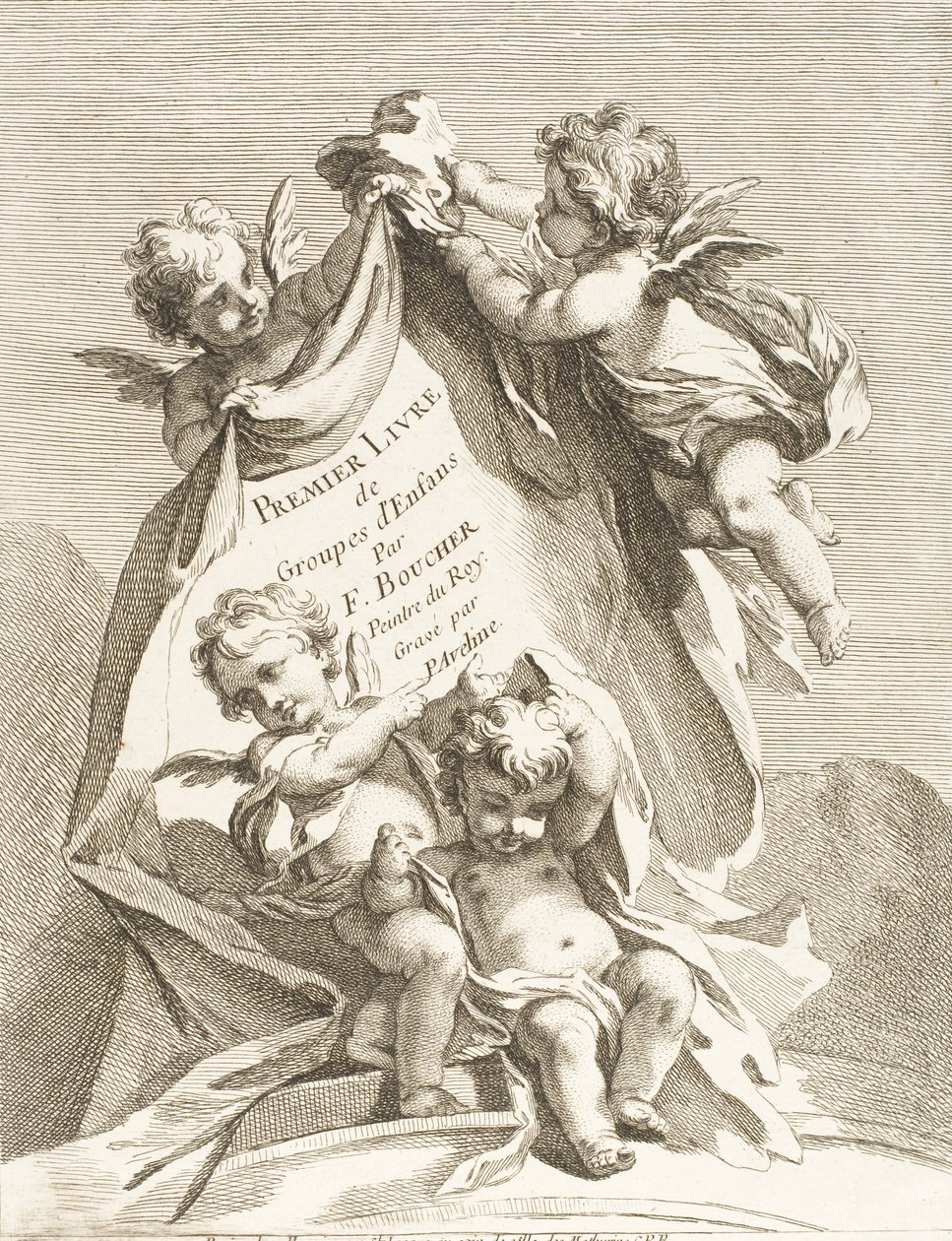 Frontispiz von Pierre Alexandre Aveline