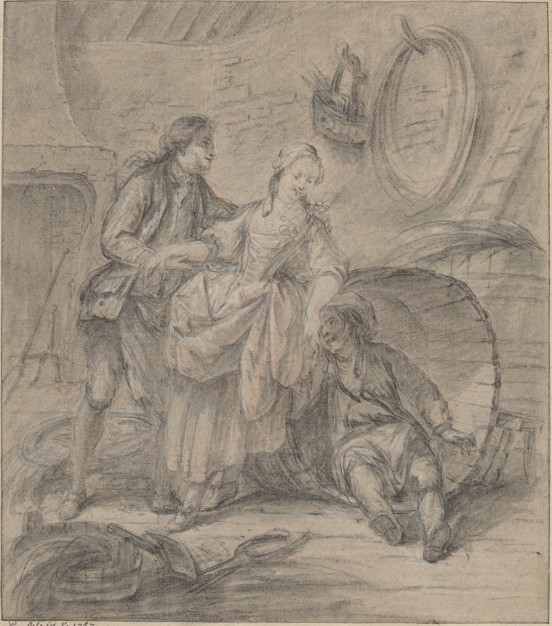 Die Geschichte der Frau des Küfers von Pierre Antoine Baudouin
