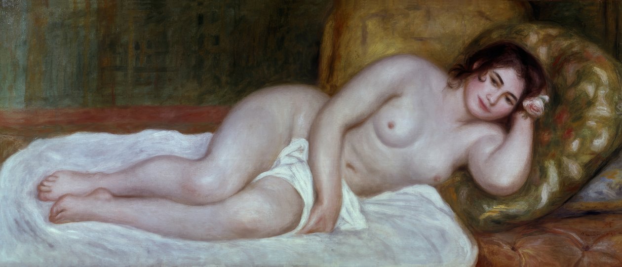 Liegende nackte Frau von Pierre Auguste Renoir