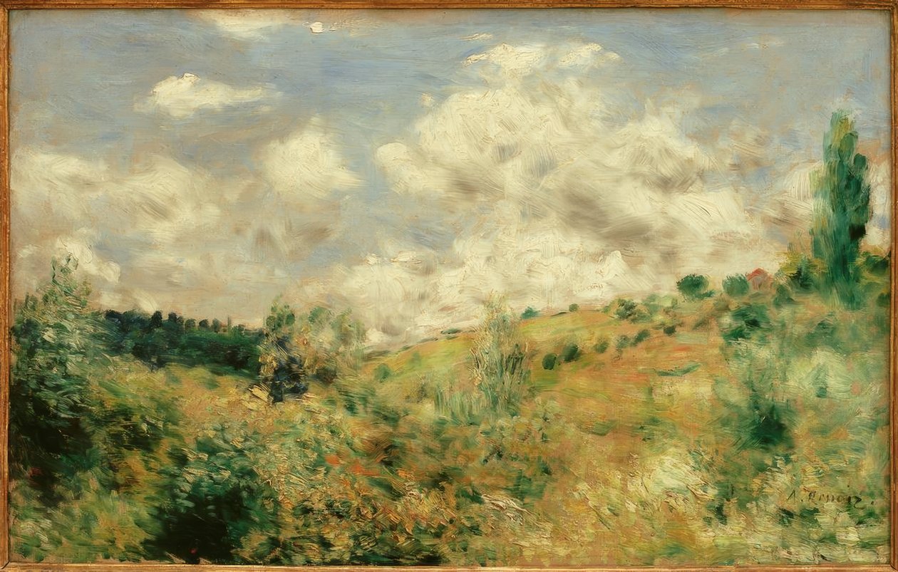 Großer Wind. Der Windstoß. von Pierre Auguste Renoir