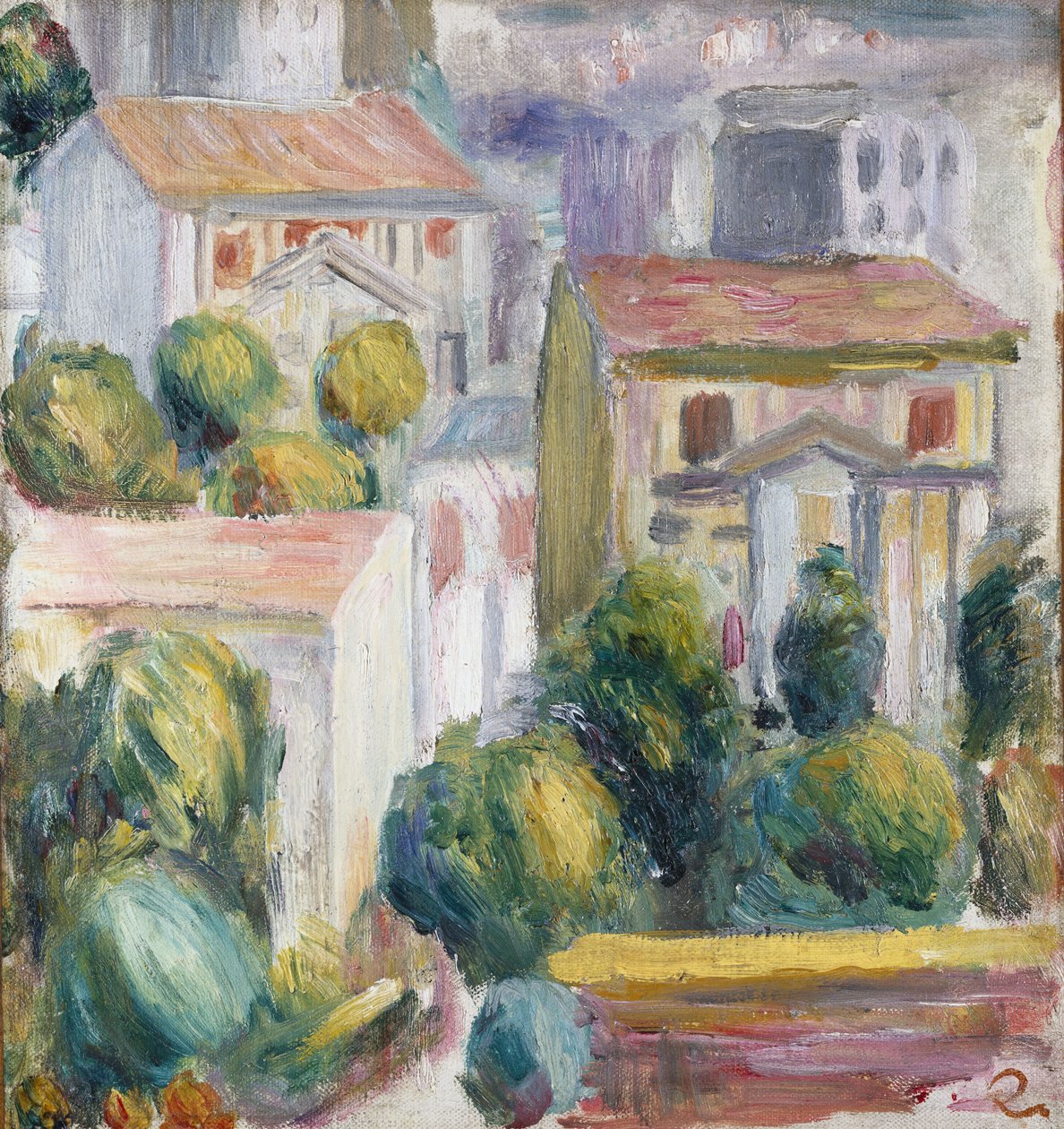 Haus in Cagnes von Pierre Auguste Renoir