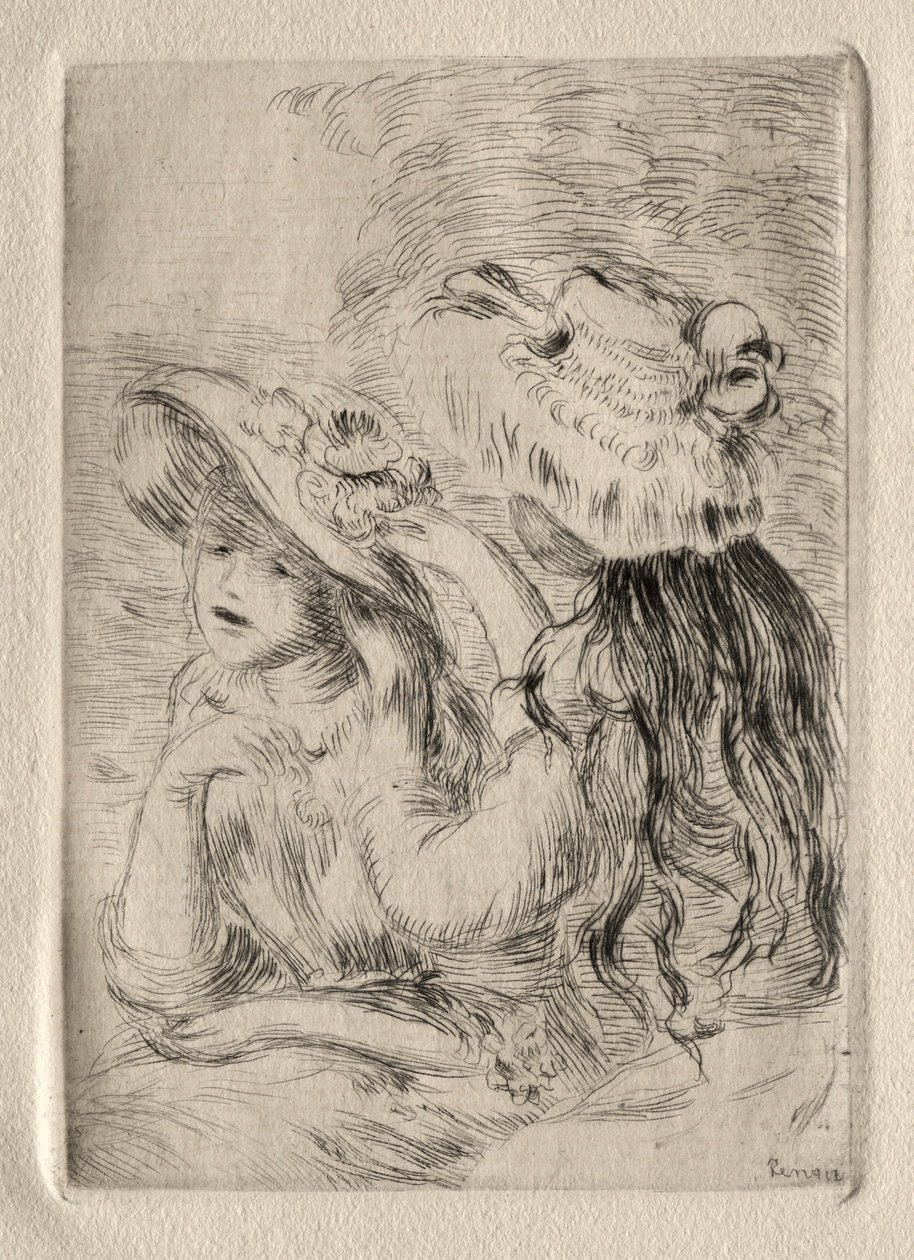 Le Chapeau épinglé von Pierre Auguste Renoir
