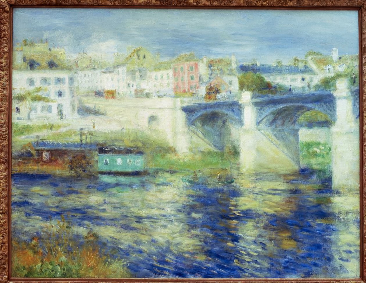 Die Brücke von Chatou von Pierre Auguste Renoir