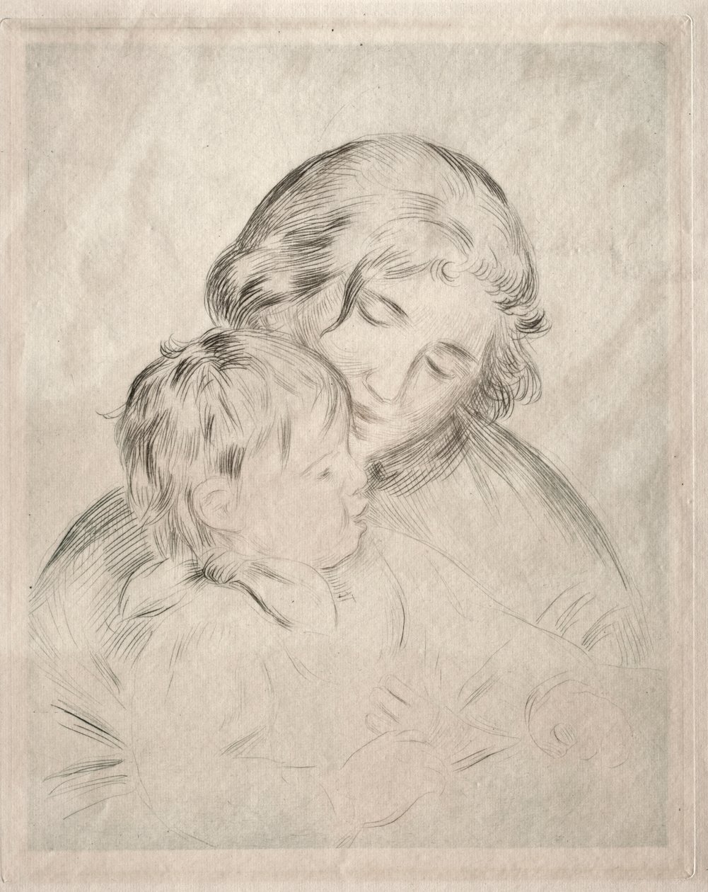 Mutter und Kind von Pierre Auguste Renoir