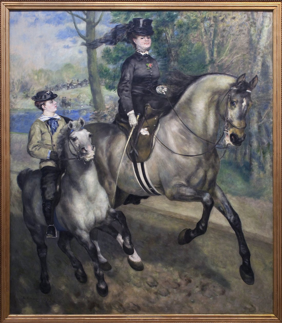 Reiten im Bois de Boulogne von Pierre Auguste Renoir