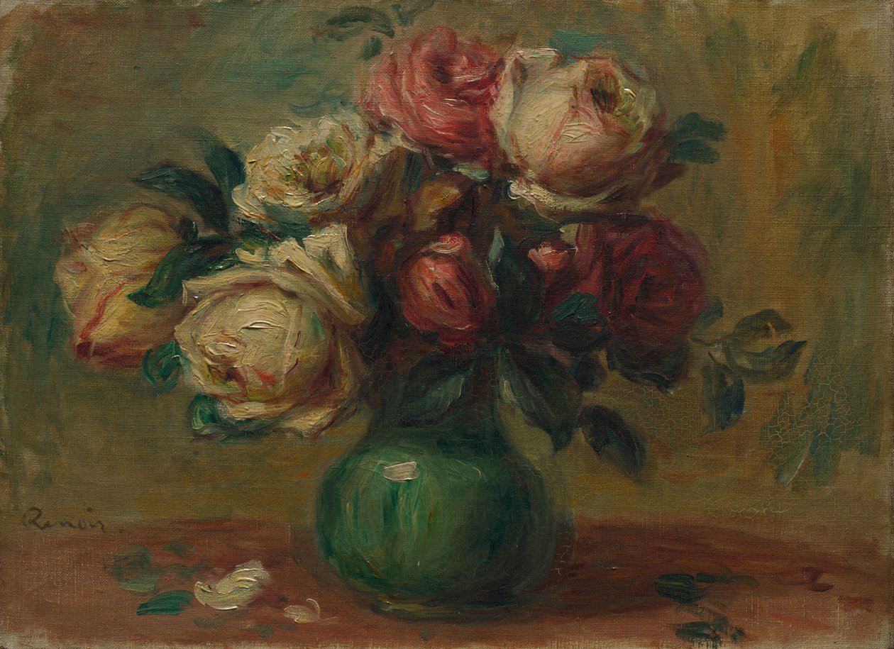 Rosen in einer Vase von Pierre Auguste Renoir
