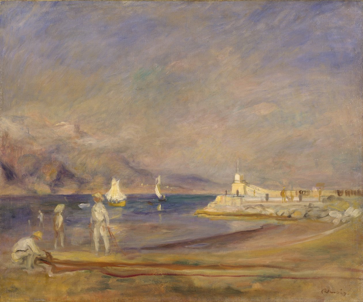 Saint-Tropez, 1898-1900 von Pierre Auguste Renoir