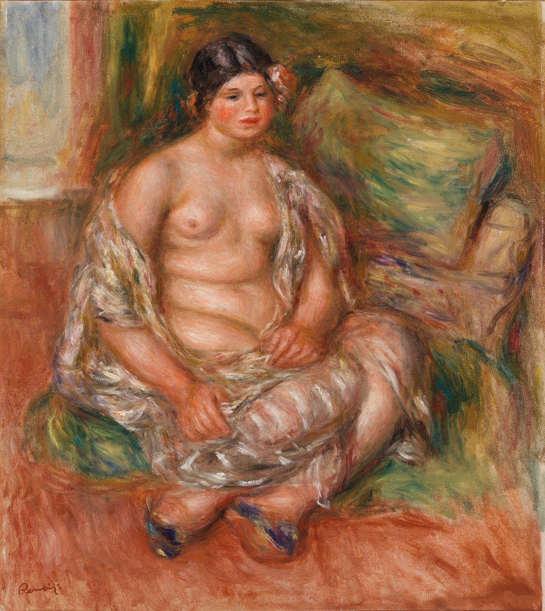 Sitzende Odaliske von Pierre Auguste Renoir