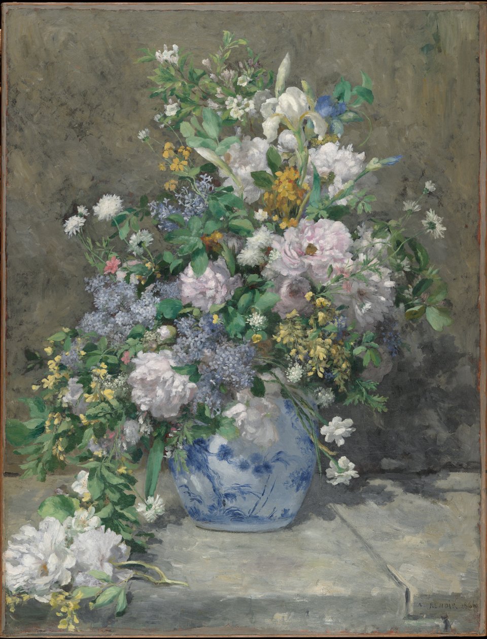 Frühlingsstrauß, 1866 von Pierre Auguste Renoir