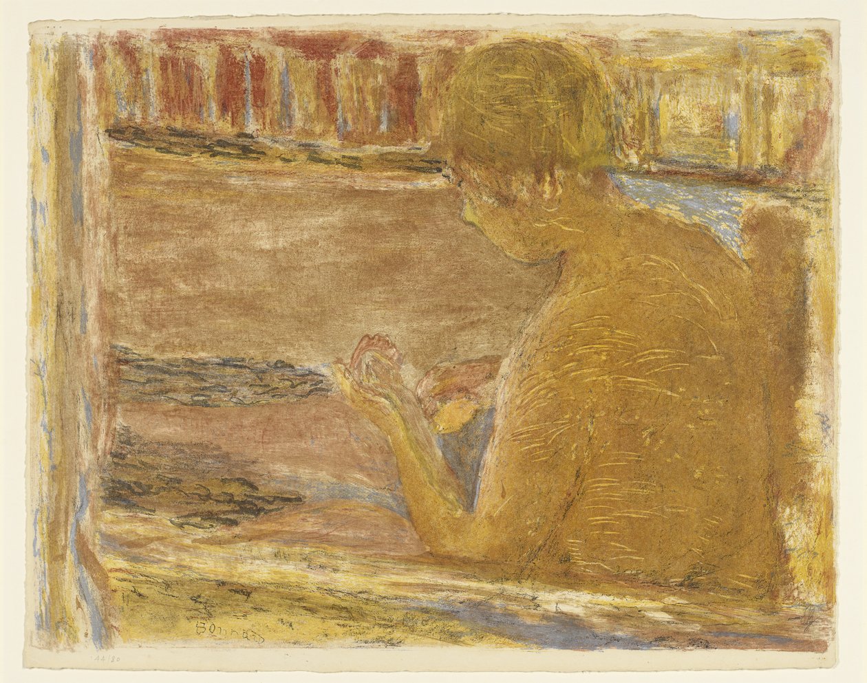 Badende Frau von Pierre Bonnard