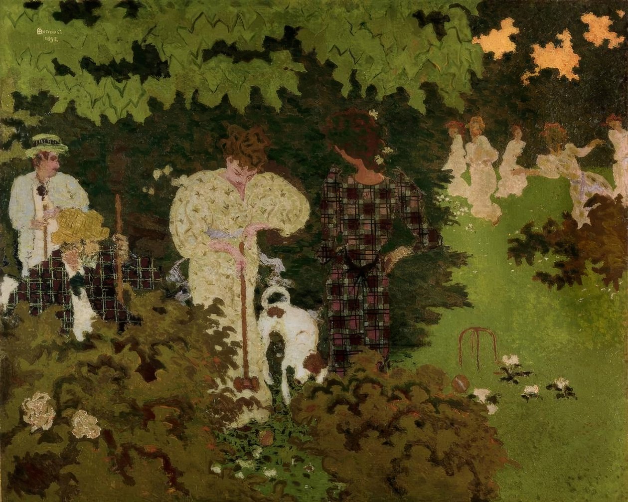 Dämmerung oder Das Krocketspiel von Pierre Bonnard
