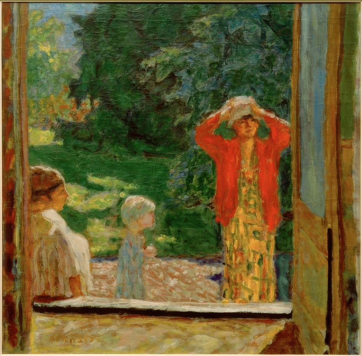 Vor dem Fenster von Pierre Bonnard