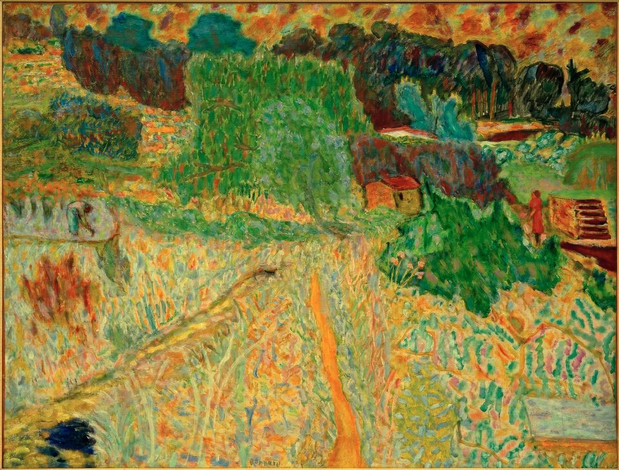 Große Landschaft des Südens (Le Cannet) von Pierre Bonnard