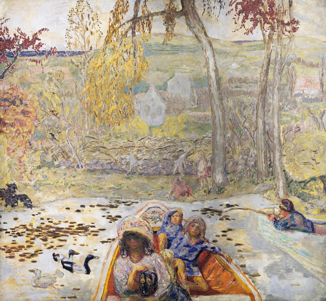 In einem Boot von Pierre Bonnard