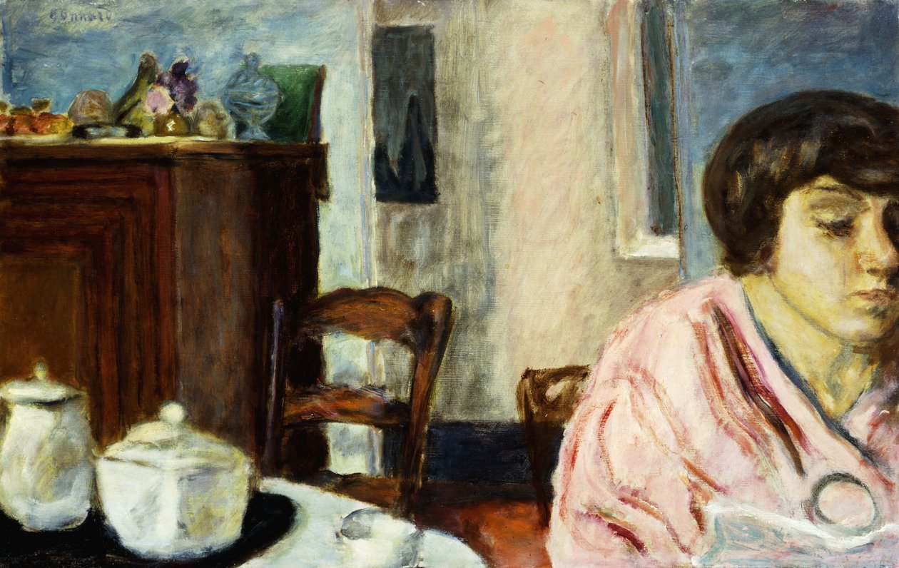 Interieur mit Kopf von Pierre Bonnard