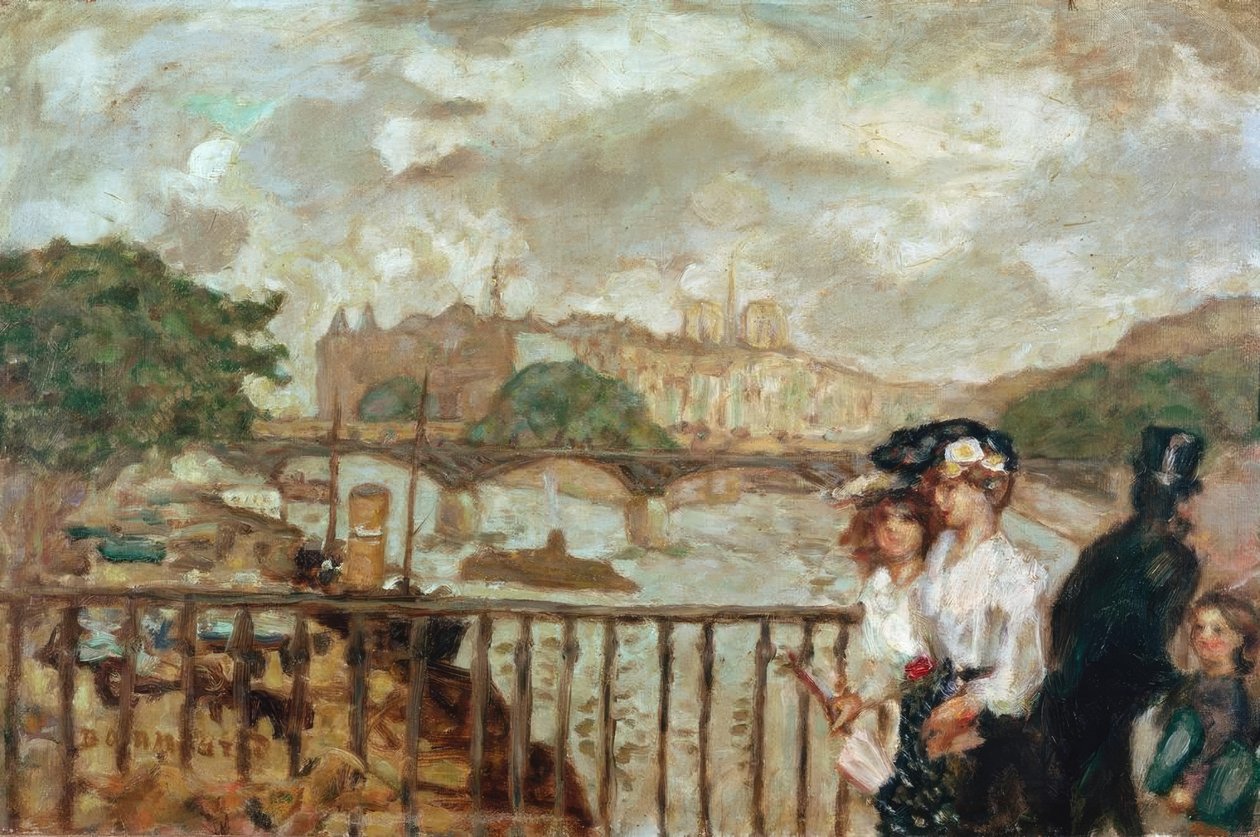 Paris, le Pont des Arts von Pierre Bonnard