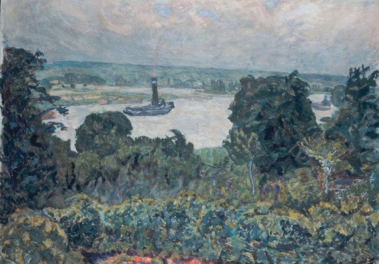 Schlepper auf der Seine von Pierre Bonnard