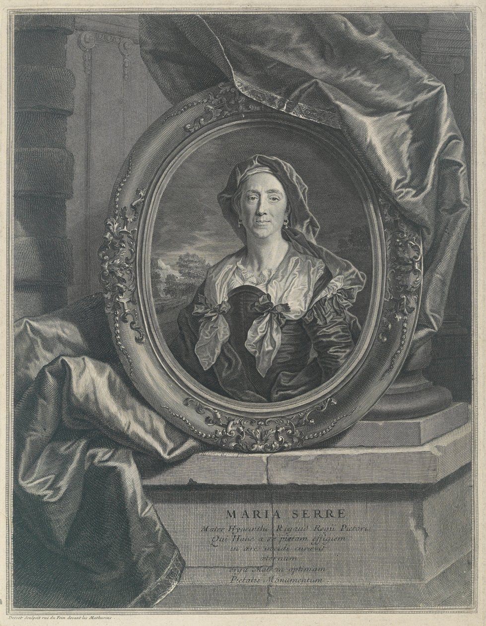 Madame Marie Rigaud (Maria Serre) von Pierre Drevet