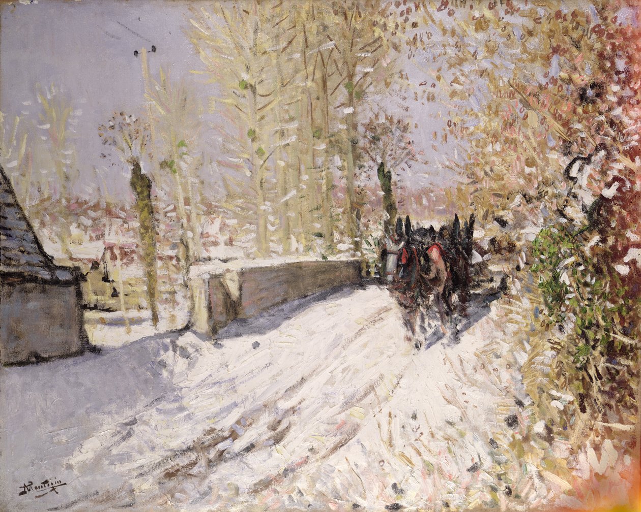 Winterlandschaft von Pierre Eugene Montezin