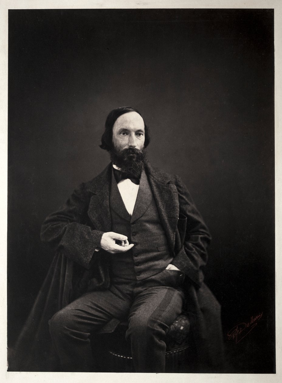 Auguste Vacquerie von Pierre Jean Delbarre