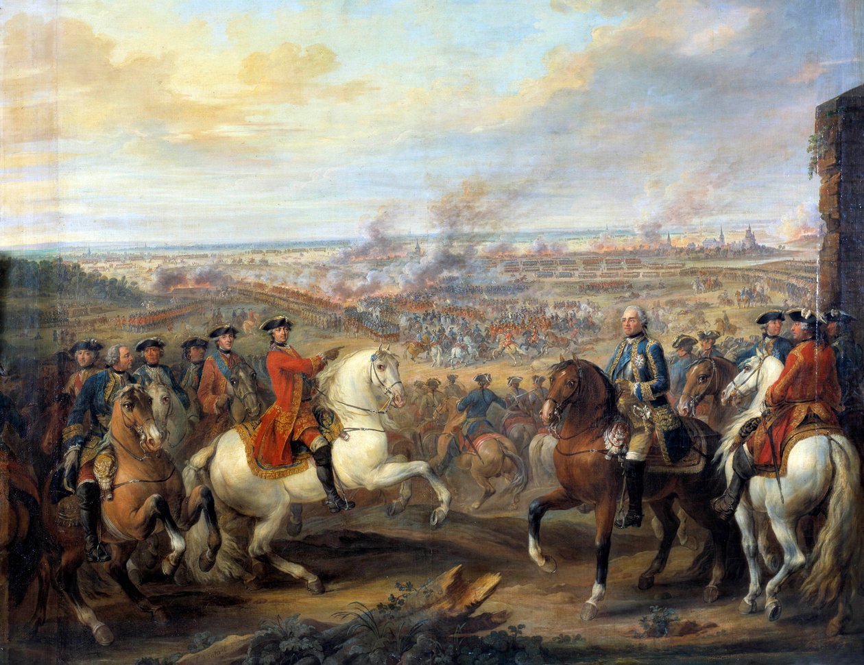 Die Schlacht von Fontenoy am 11.05.1745 von Pierre Lenfant