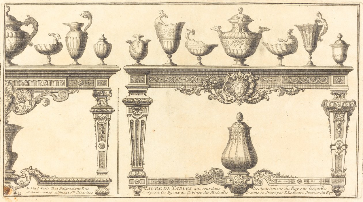 Buch der Tafeln von Pierre Lepautre