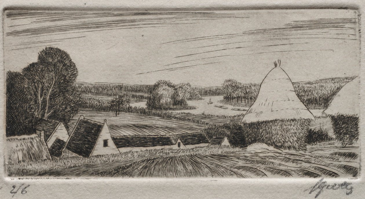 Brebant Farm von Pierre Louis Gatier