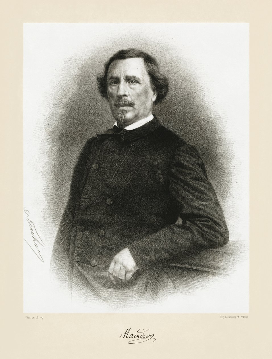 Hippolyte Maindron, 1865-66 von Pierre Louis Pierson