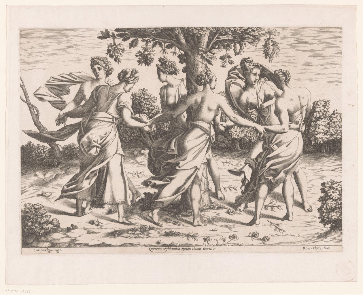 Tanz der Dryaden von Pierre Milan (attributed to)