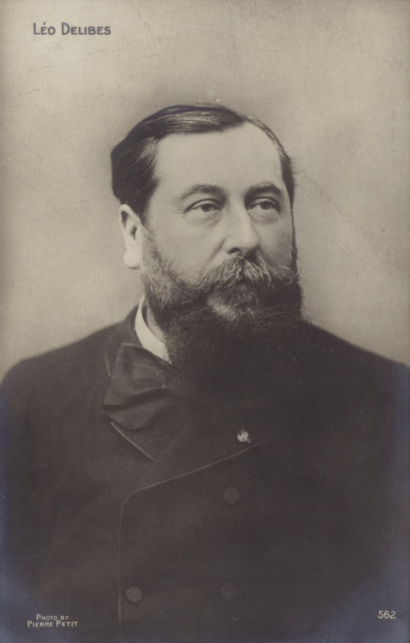 Leo Delibes, französischer Komponist (1836-1891) von Pierre Petit