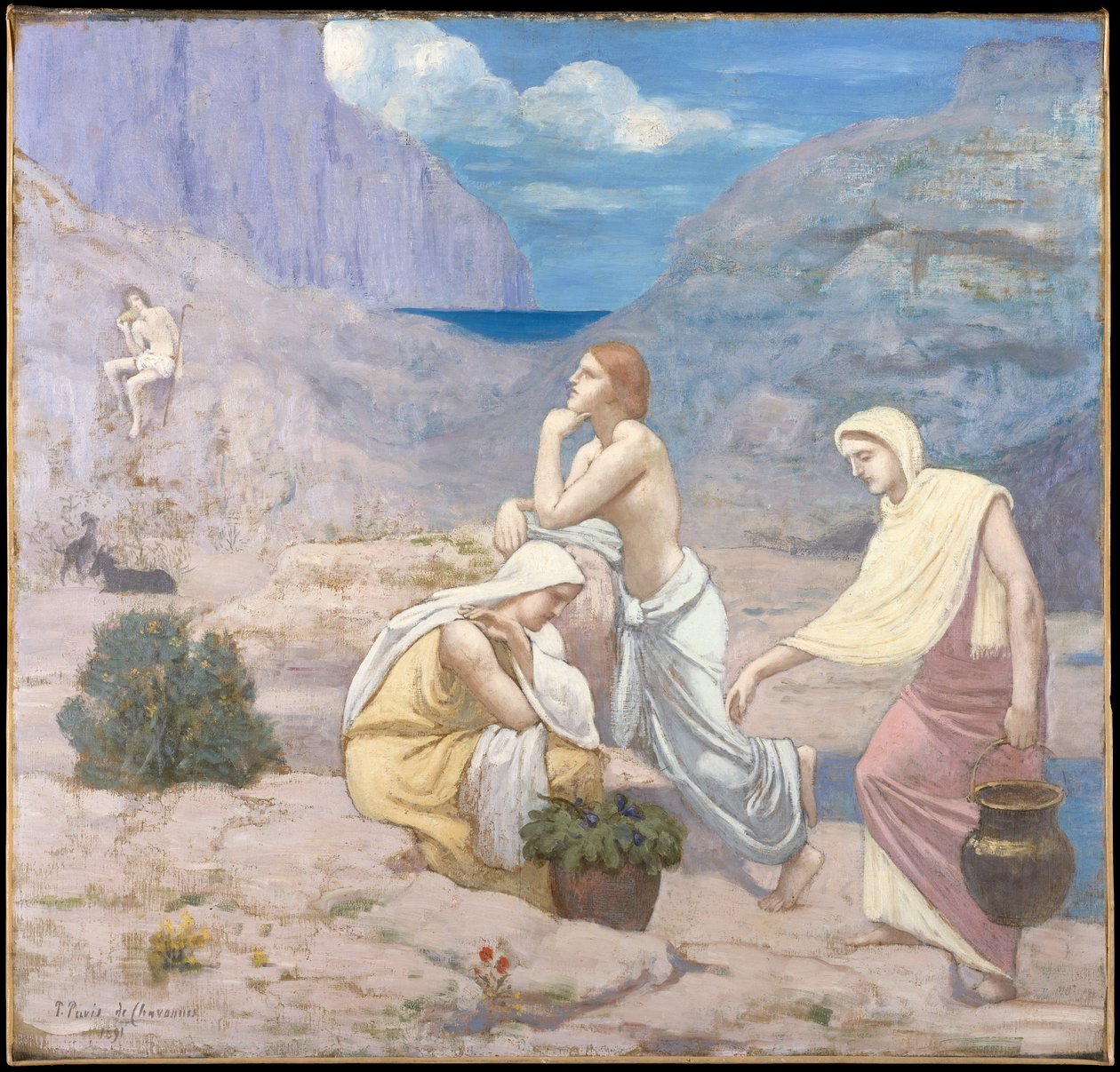 Das Lied des Hirten von Pierre Puvis de Chavannes