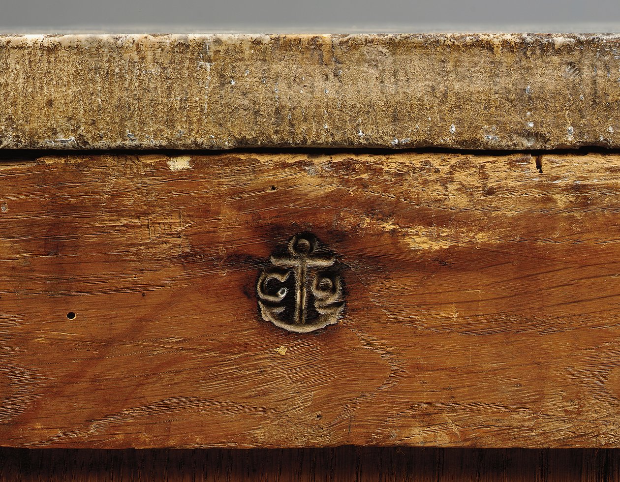 Detail einer Louis XV Kommode von Pierre Roussel