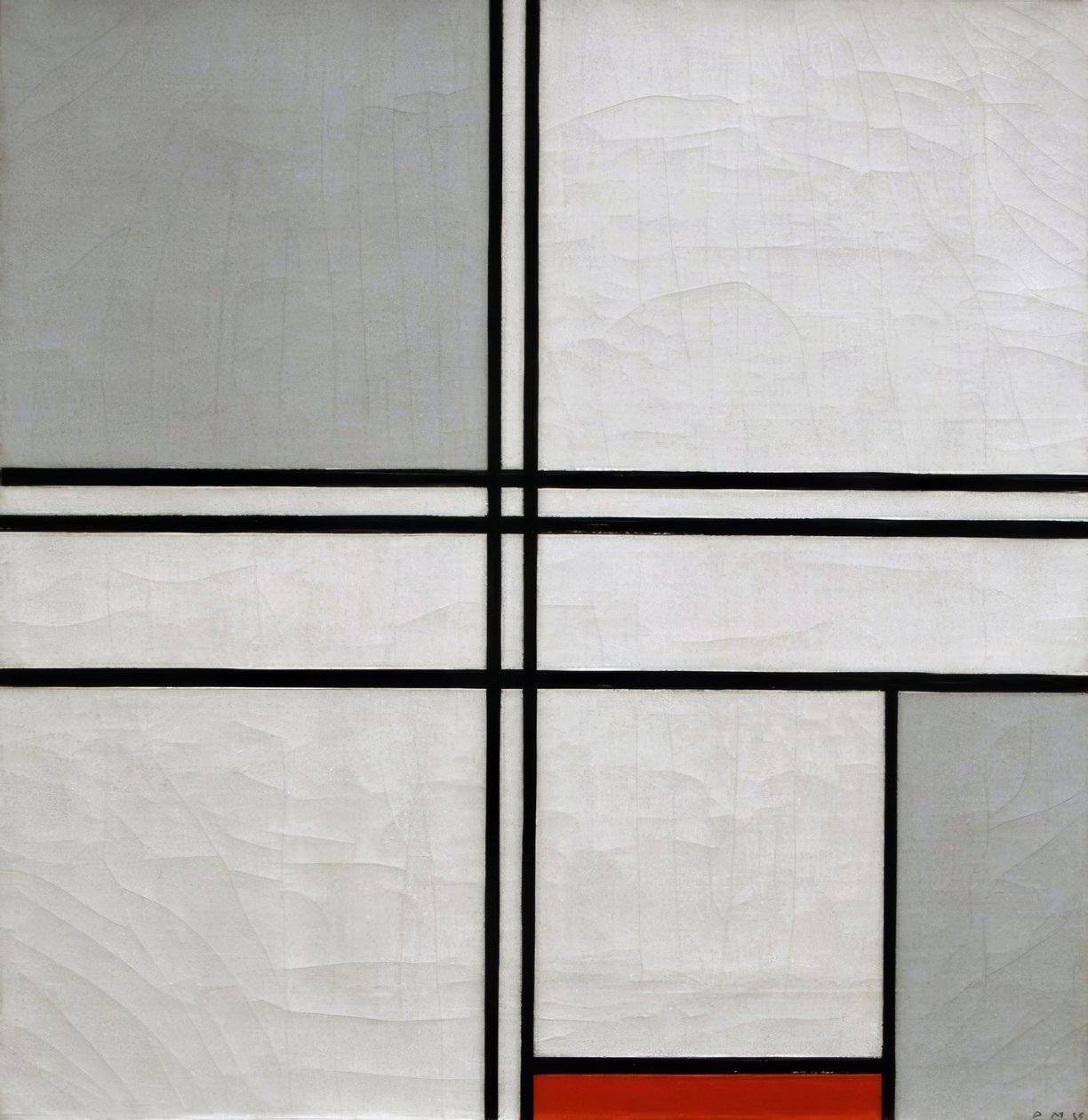 Komposition Nr.1 von Piet Mondrian