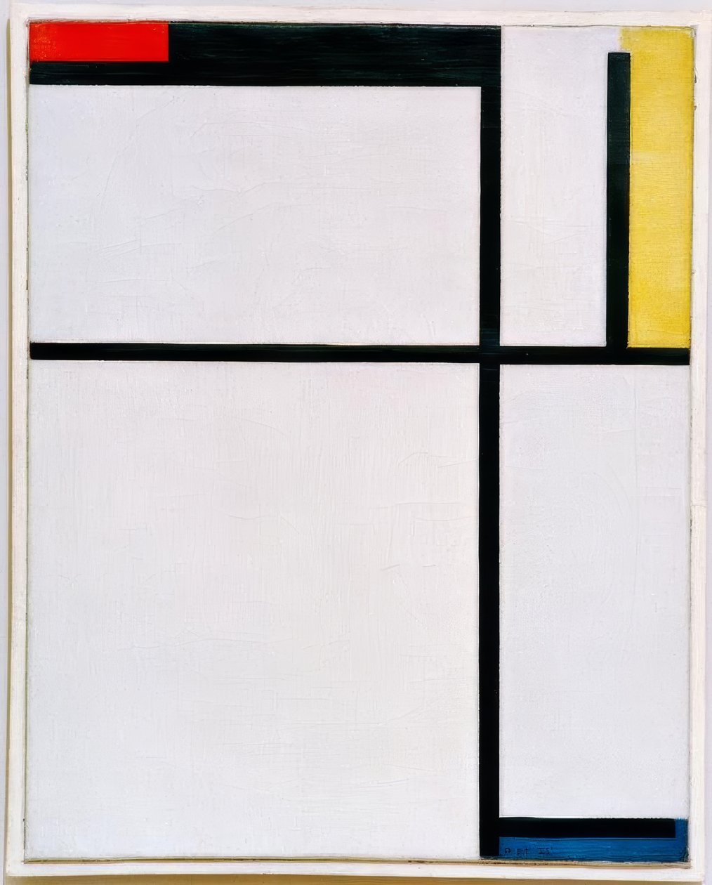 Komposition mit Rot, Schwarz, Gelb, Blau und Grau von Piet Mondrian