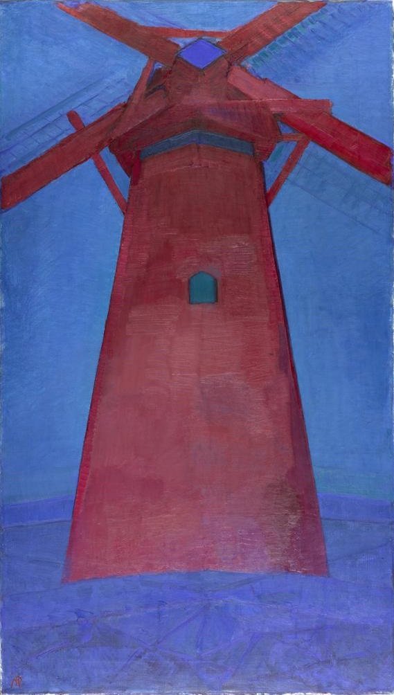 Mondriaan Rote Mühle von Piet Mondrian