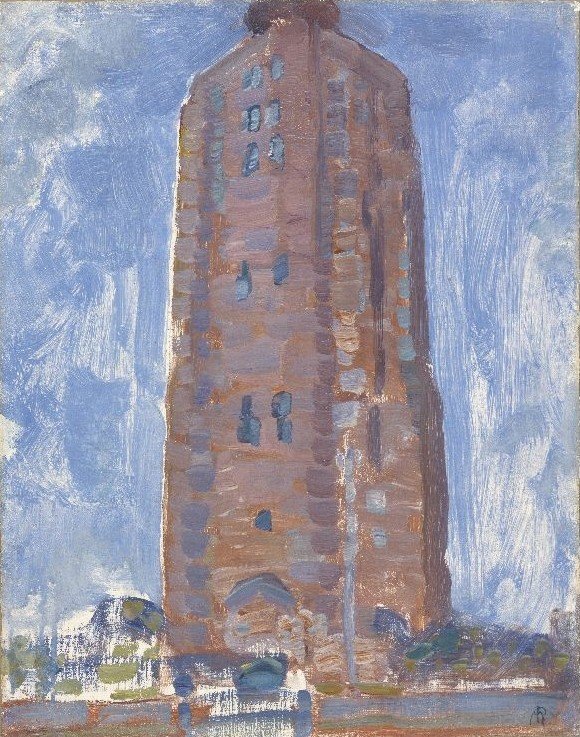 Leuchtturm bei Westkapelle von Piet Mondrian