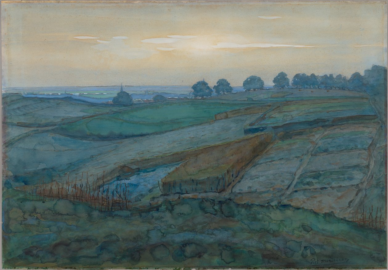 Landschaft bei Arnheim von Piet Mondrian